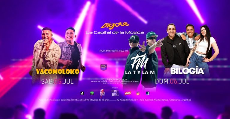 Fin de Semana a Pura Música en Vivo en Bigote Disco
