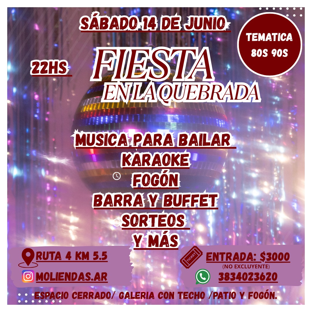 Fiesta en la Quebrada con Moliendas del Ambato