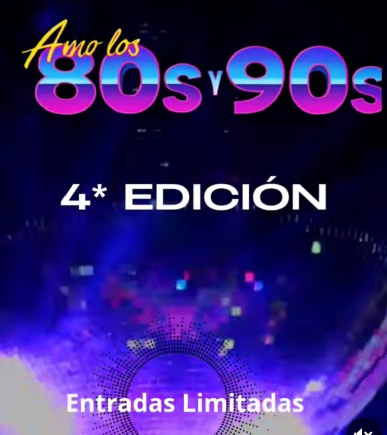 Amo los 80 y 90 4ta Edición en Club social