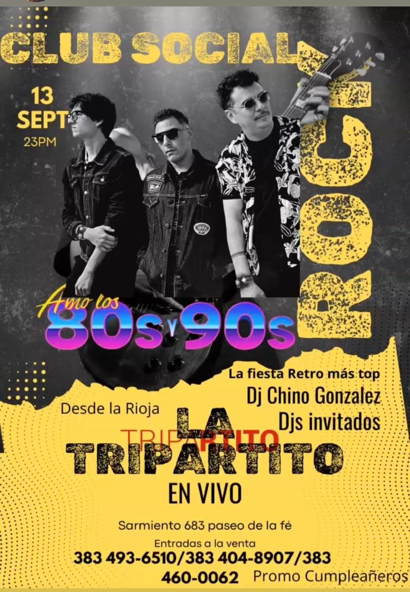 Amo los 80 y 90 en Club social
