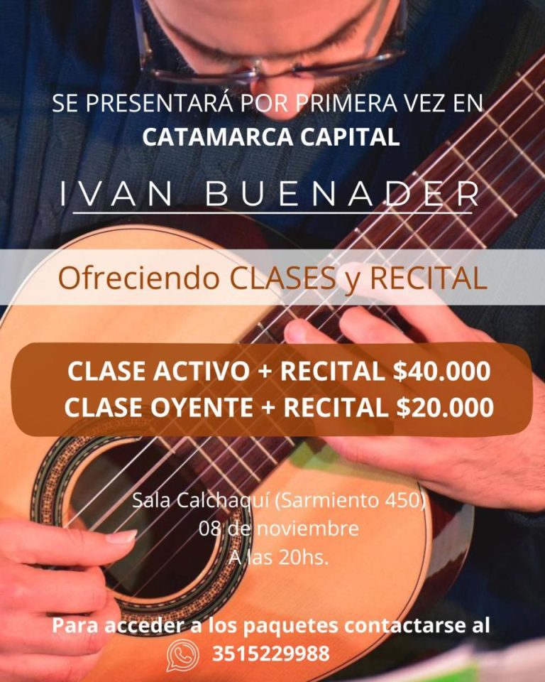 Ivan Buenader por Primera Vez en Catamarca