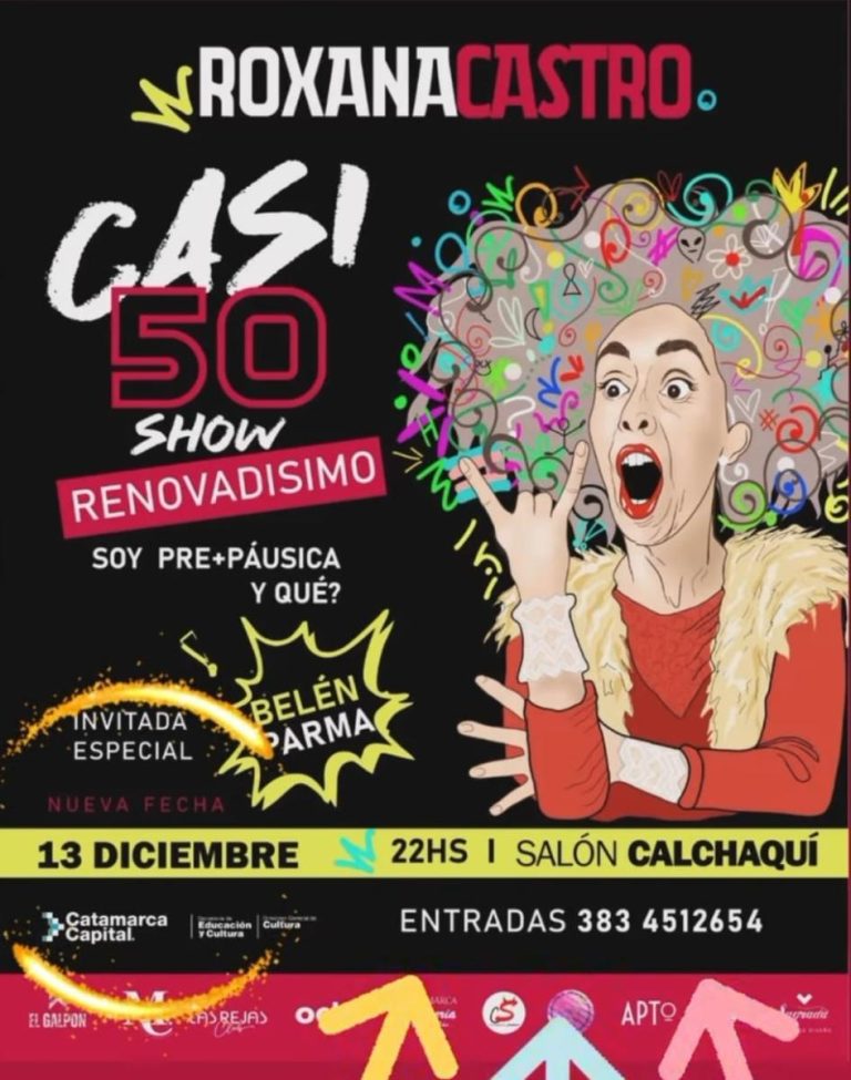 Roxana Castro presenta «Casi 50 Show»