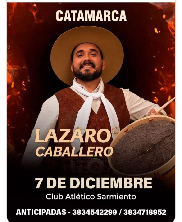 Lázaro Caballero en Catamarca