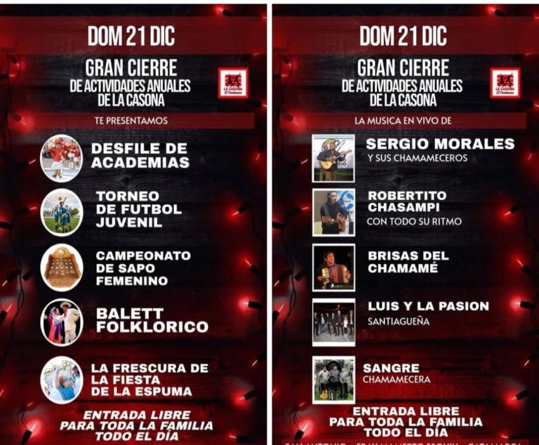 Cierre Anual de Actividades en La Casona