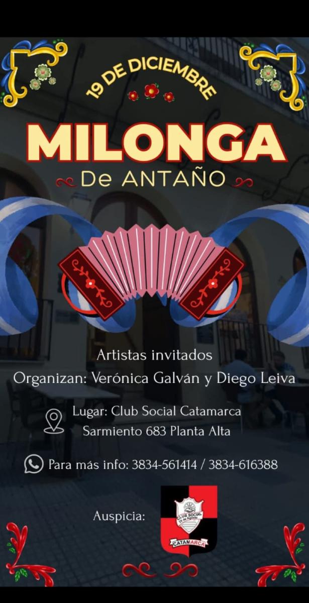 Milonga de Antaño en Club Social