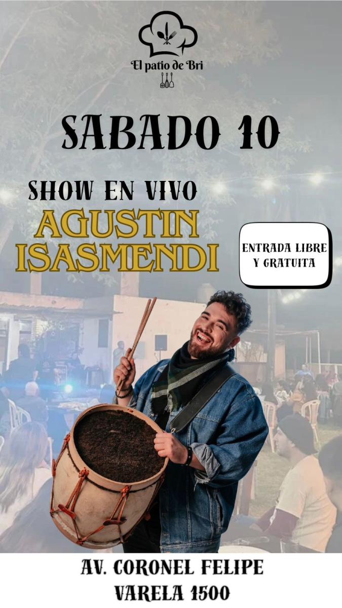 Agustin Isasmendi en El Patio de Bri