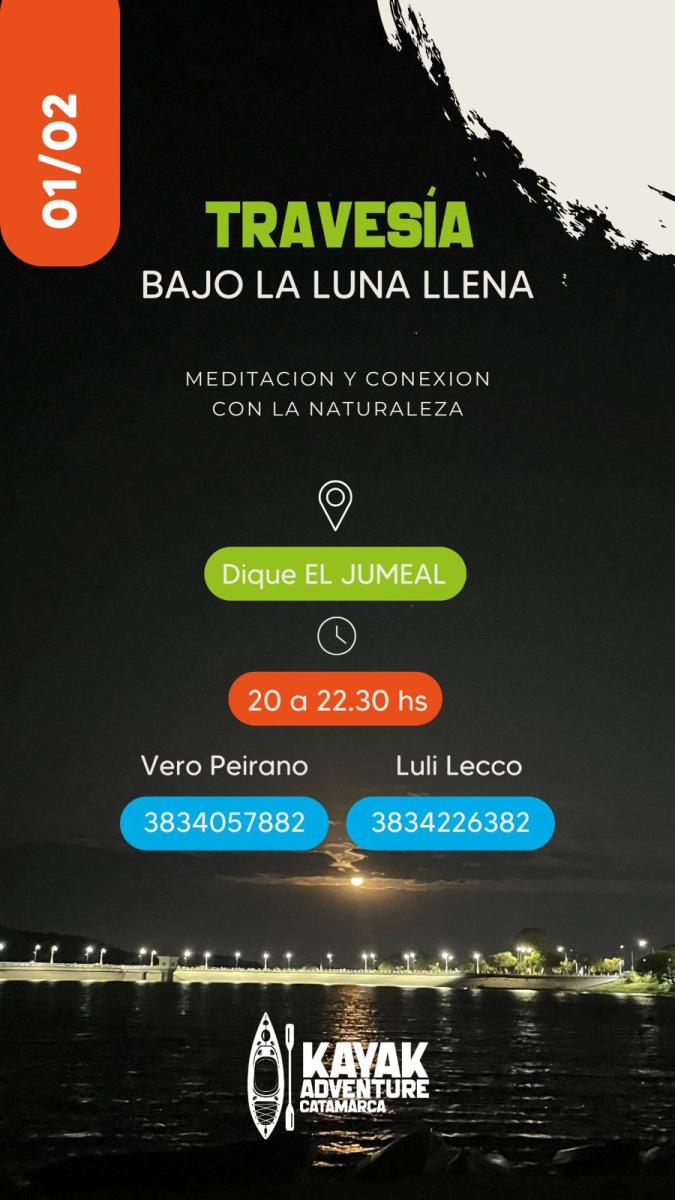 Kayak Bajo la Luna llena en El Jumeal