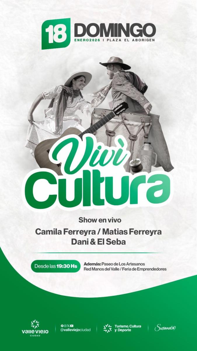 Vivi Cultura en Plaza El Aborigen
