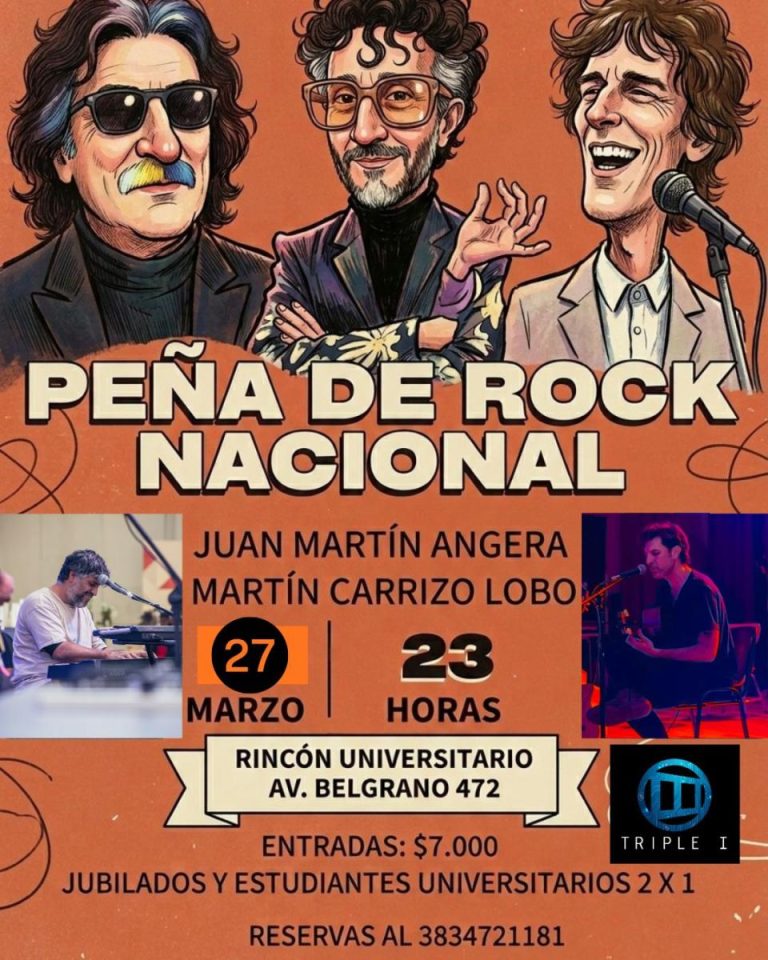 Peña de Rock Nacional en Rincon Universitario